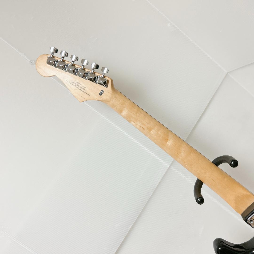 美品 Squier スクワイヤー ストラトキャスター バレット ブラック 黒