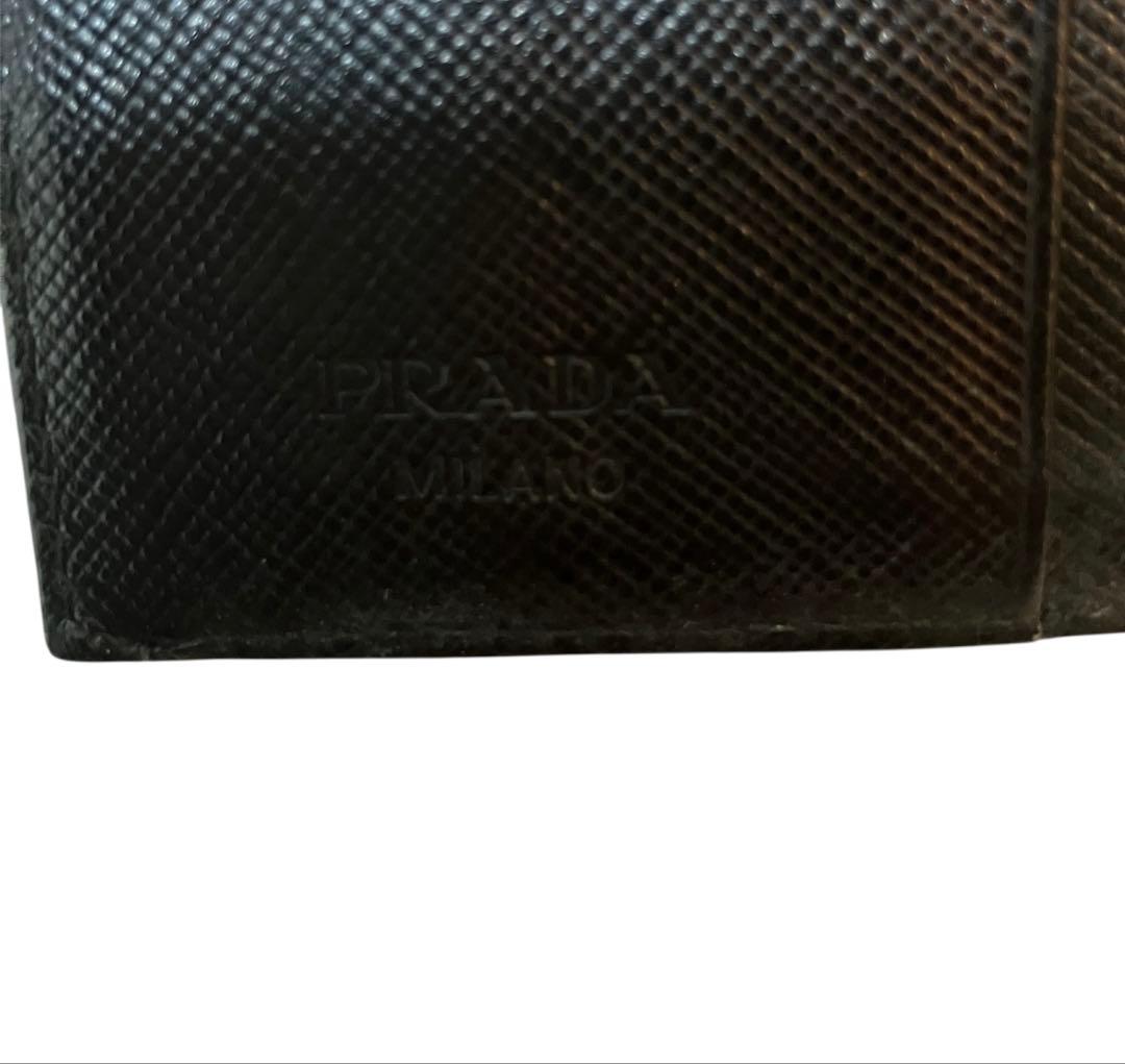 や*あ様 PRADA プラダ 三つ折り財布 ナイロン ブラック 正規品