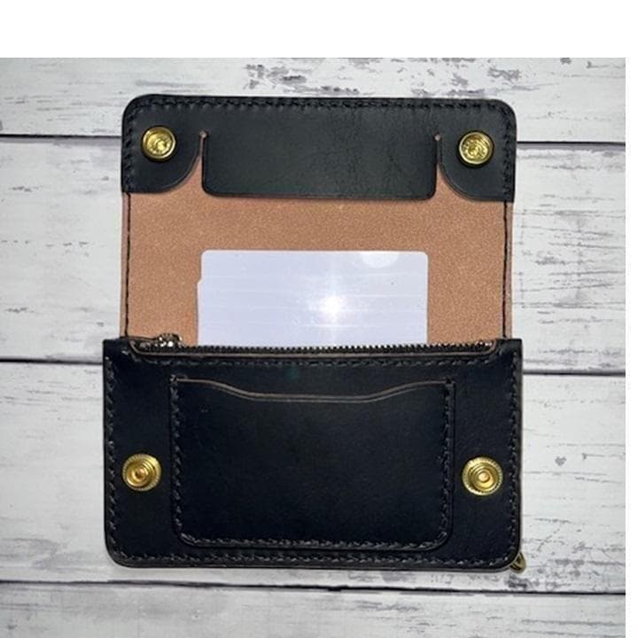 I'm baller ④ミドルトラッカーウォレット/ホック真鍮小判カン真鍮