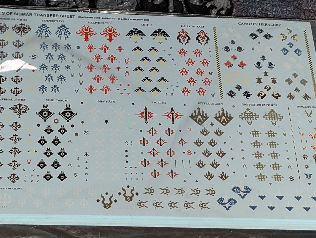 warhammer AoS シグマーの城塞都市 組み立て済未塗装人間セット