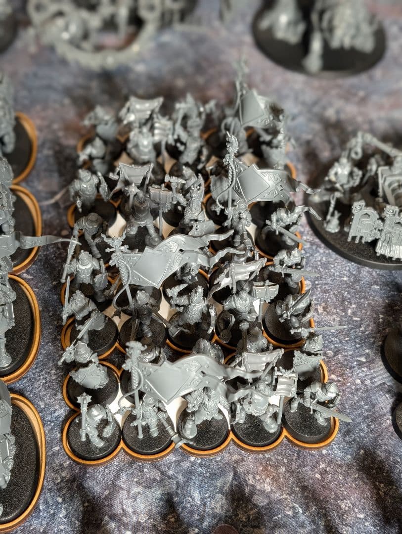 warhammer AoS シグマーの城塞都市 組み立て済未塗装人間セット