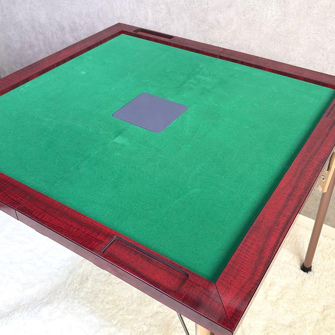 佐藤美術工芸 高級麻雀卓「持ってこー雀」牌・点棒セット 折りたたみ