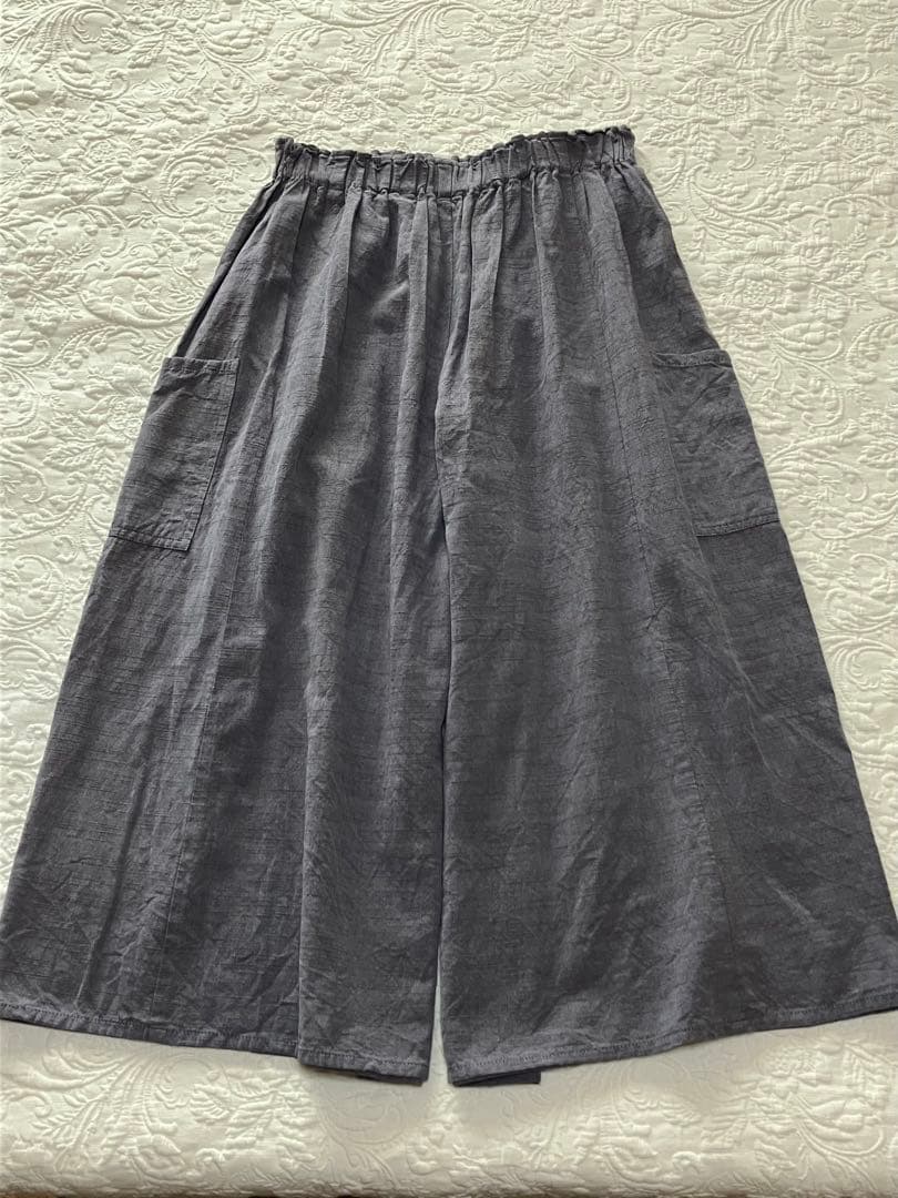 アリス/ヤンマ産業 yamma 会津木綿 キュロットパンツ