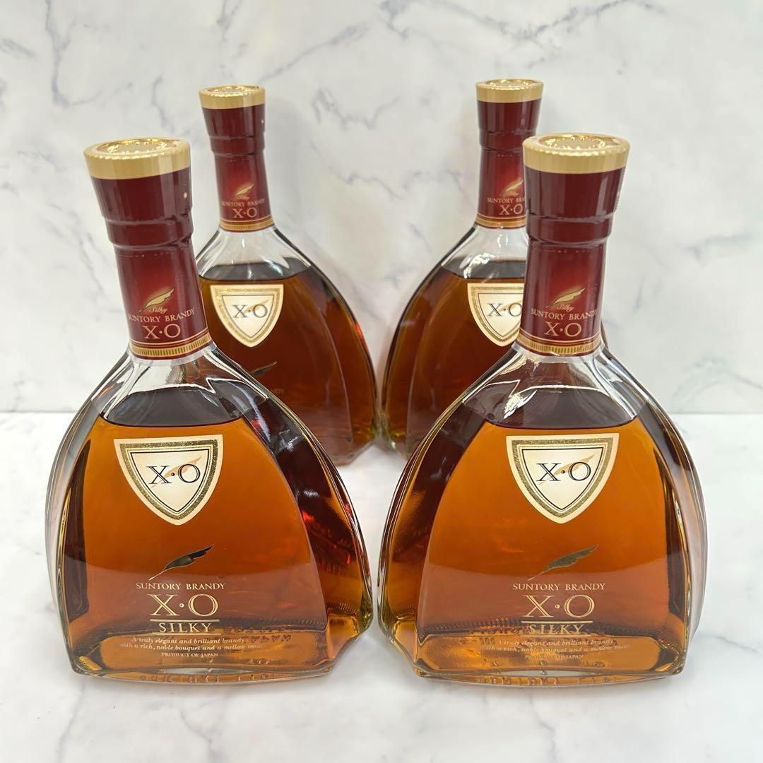 新品 90年代 SUNTORY XO SILKY ブランデー 660ml 4本