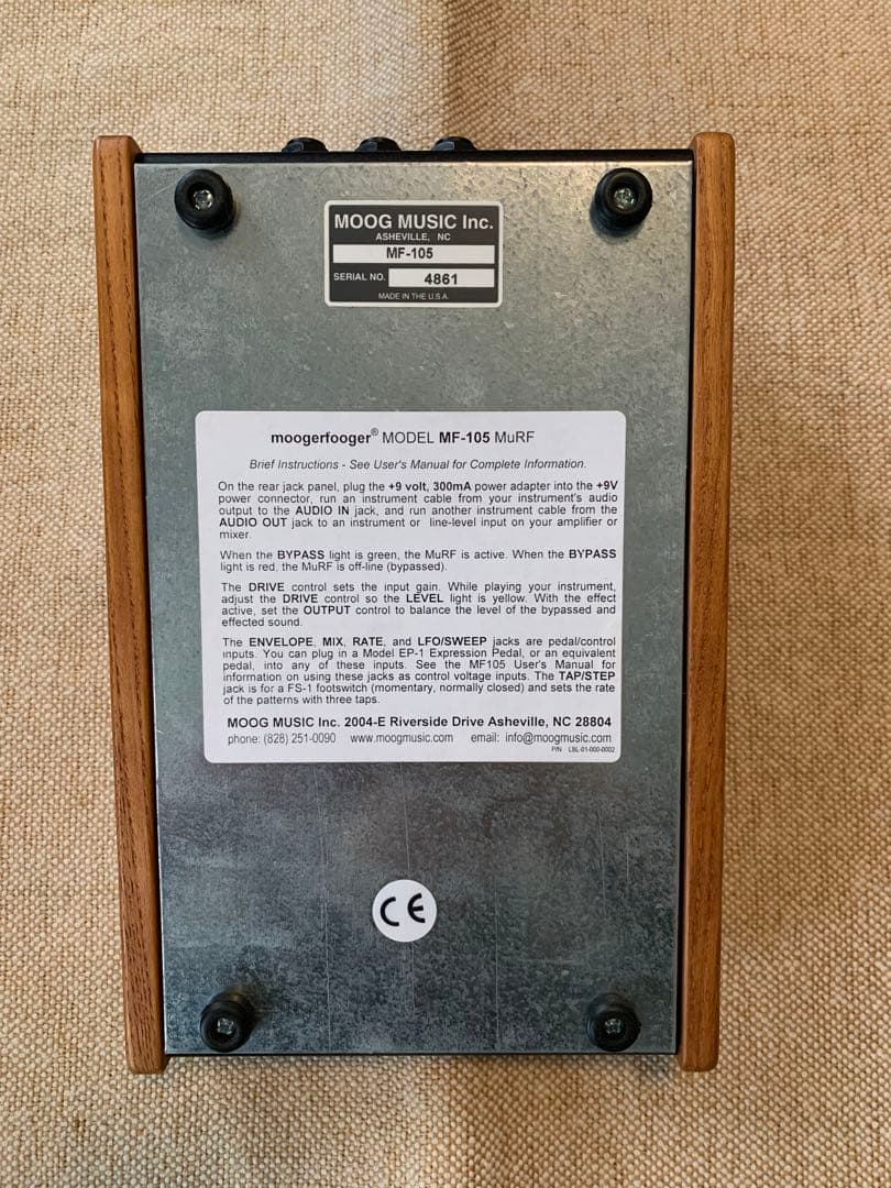 Moog Moogerfooger MF-105 MuRF モーグ エフェクター