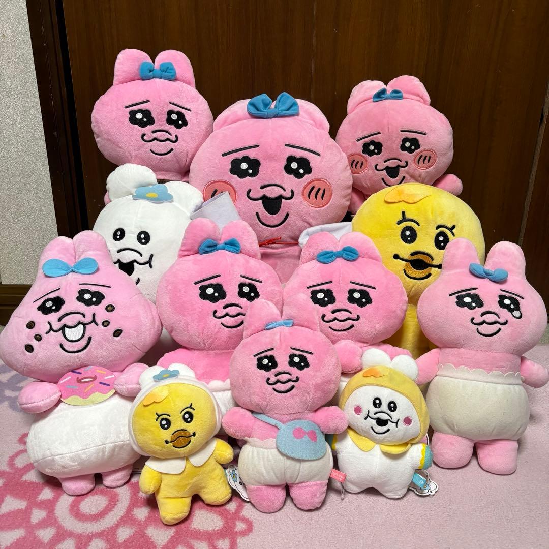 おぱんちゅうさぎ んぽちゃむ キャラクターぬいぐるみセット 12種類