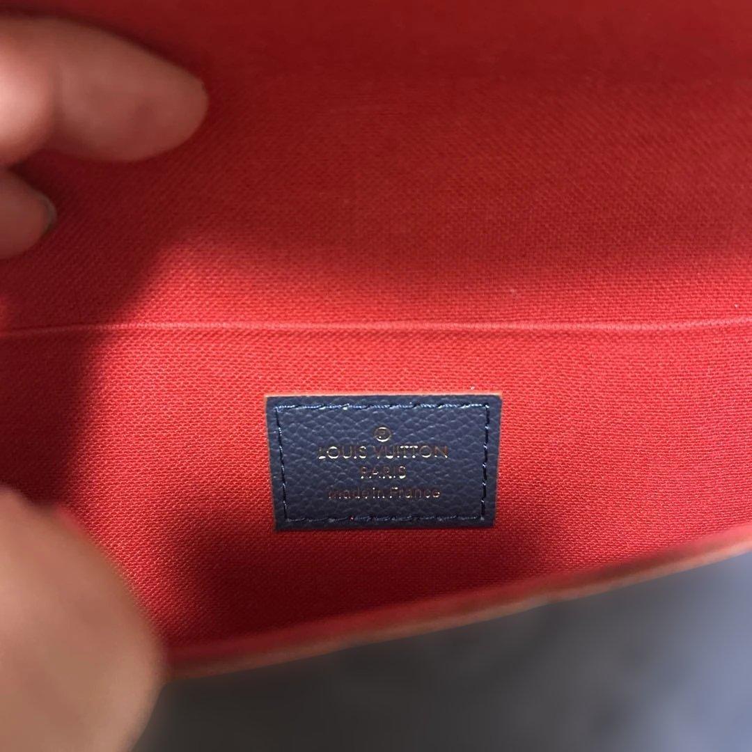 ルイヴィトン チェーンウォレット フェリシー アンプラント マリーヌ新品同様