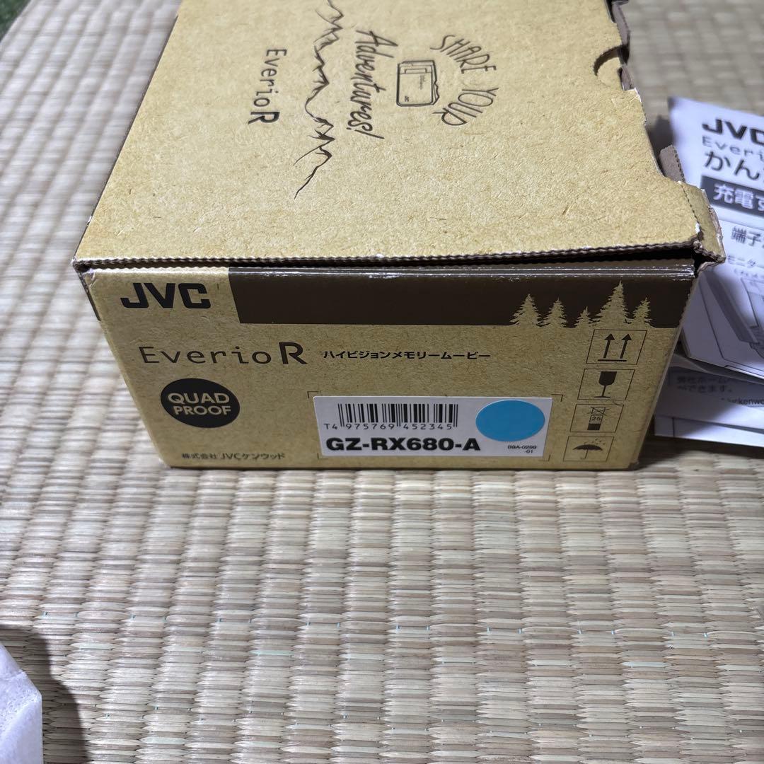 JVC Everio R GZ-RX680-A 防水 防塵 ビデオカメラ