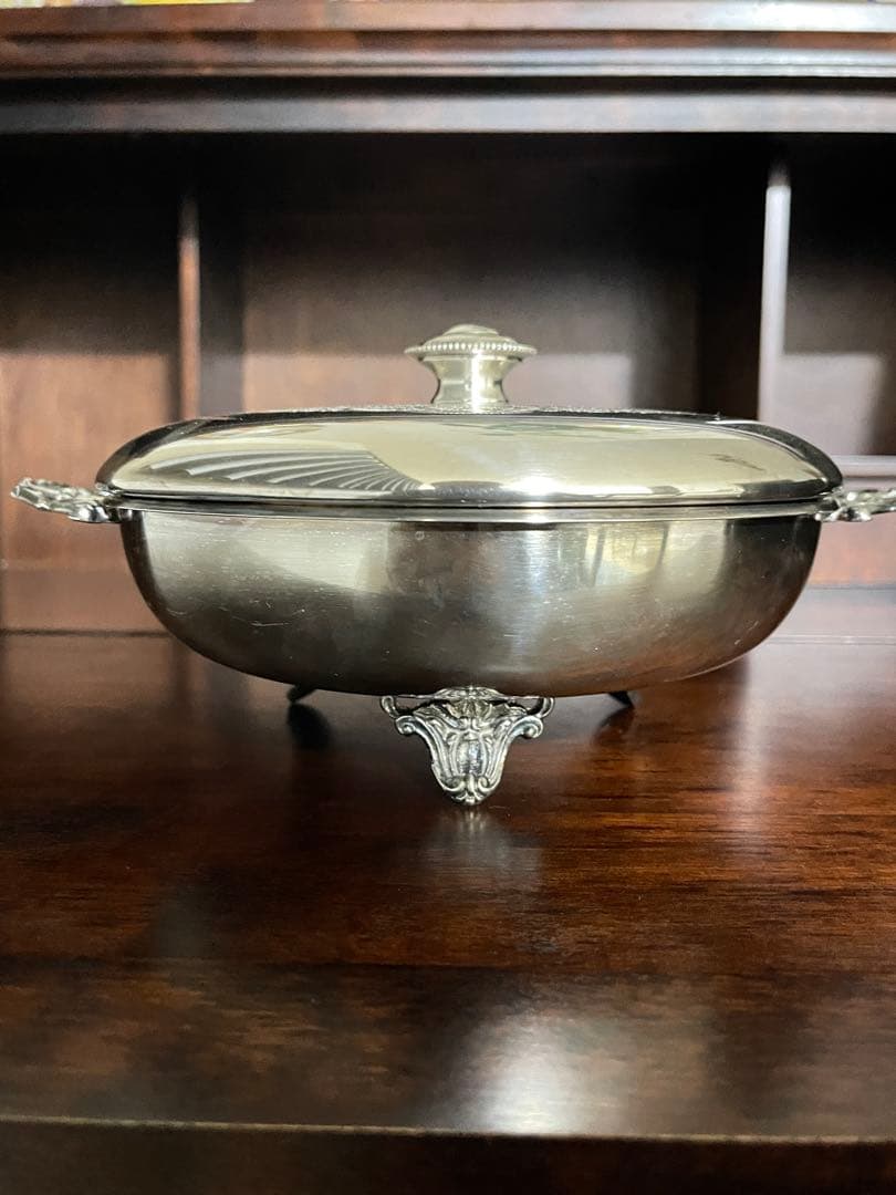 希少　アンティーク銀器　インテリア　昭和レトロ　置物