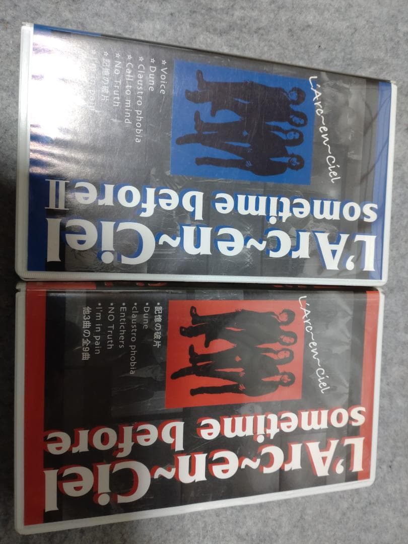貴重　L'Arc　通販限定ビデオVHS some time before 2本組