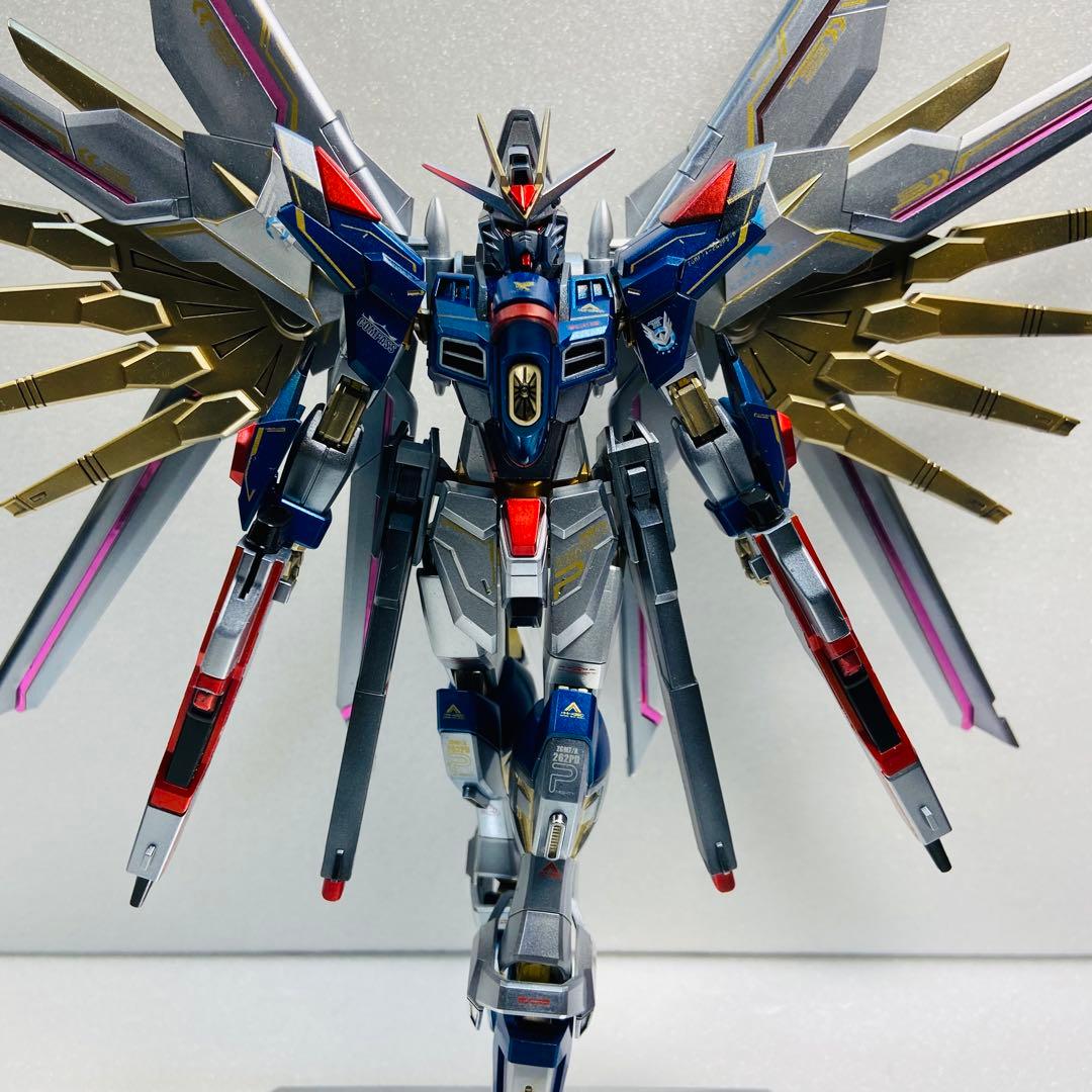 HG マイティーストライクフリーダムガンダム ライフリカラー 全塗装 ガンプラ