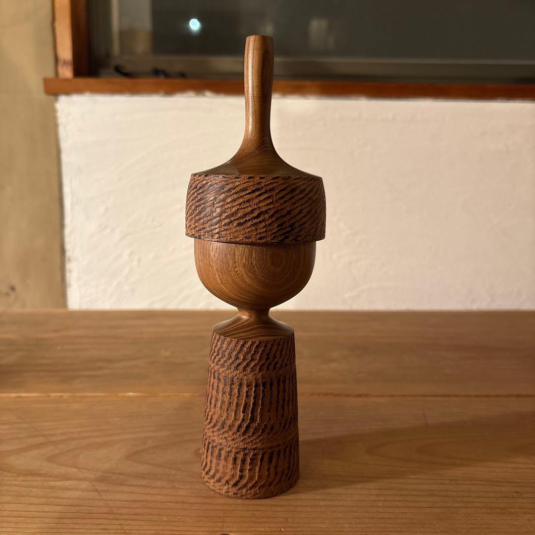 フェニカ別注　槐の子 (えんじゅの子)創作こけし 石原日出男 復刻　廃盤品