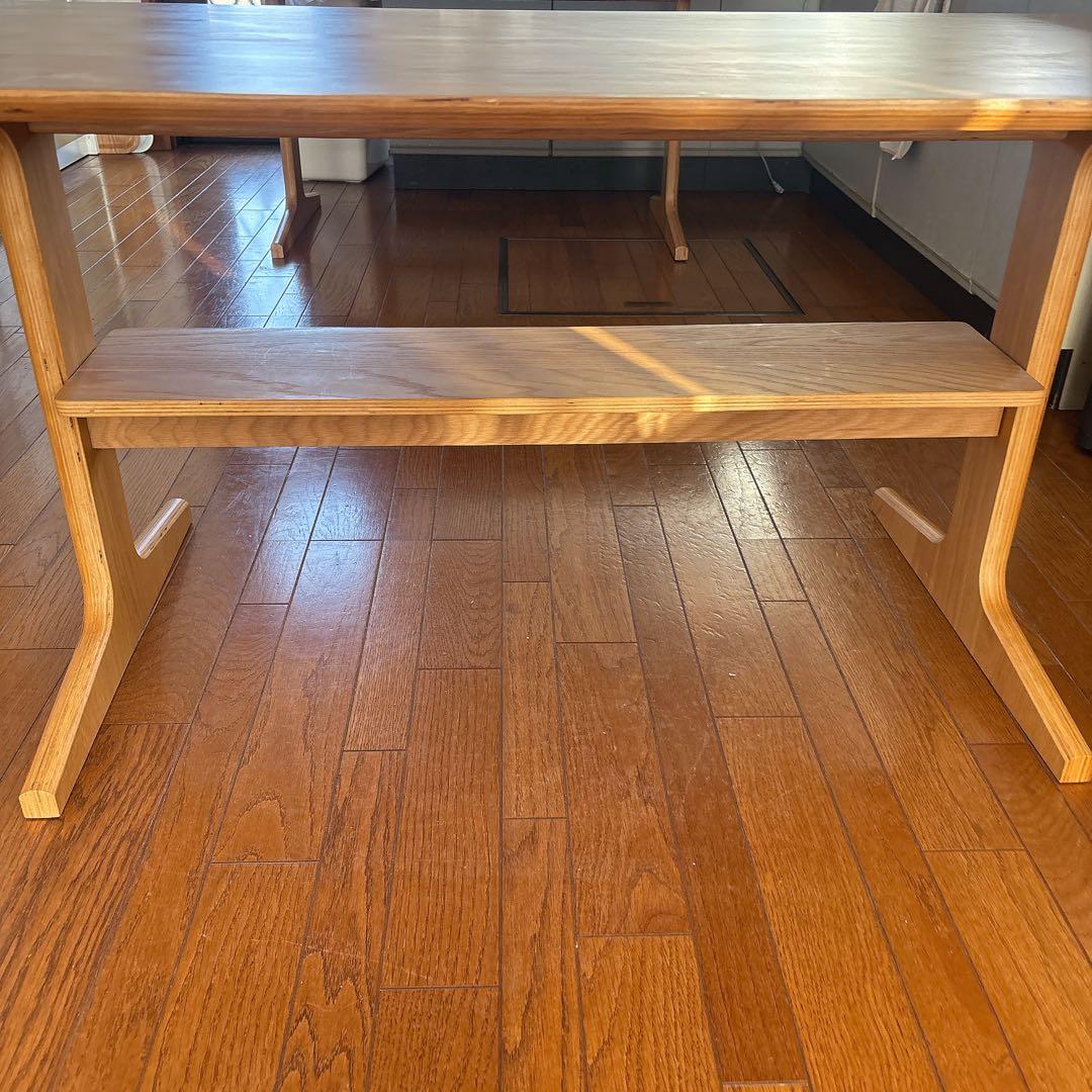 名品】無印 MUJI リビングでもダイニングでもつかえる ダイニングテーブル