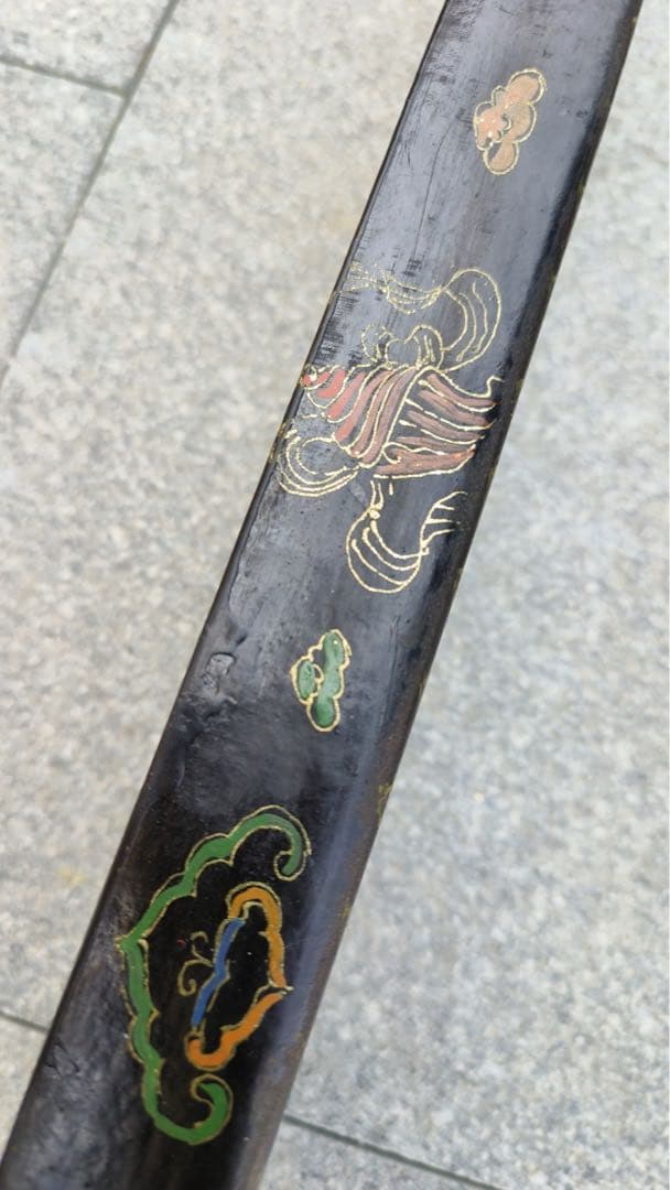 旧藏 時代物　大型文房具 木製　清国両替商用　算盘そろばん　置物　アンティーク