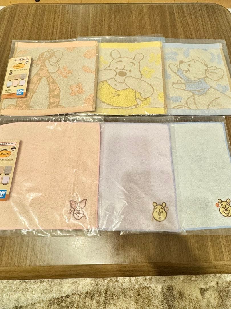 一番くじ　くまのプーさん　A賞　ウォールクロック・HIJ賞フルコンプ・購入特典