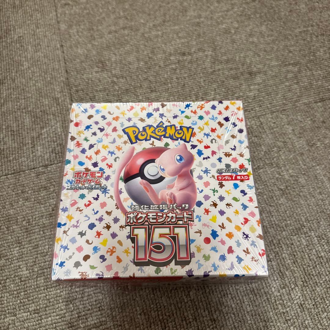 ポケモンカード　151 box シュリンク付き
