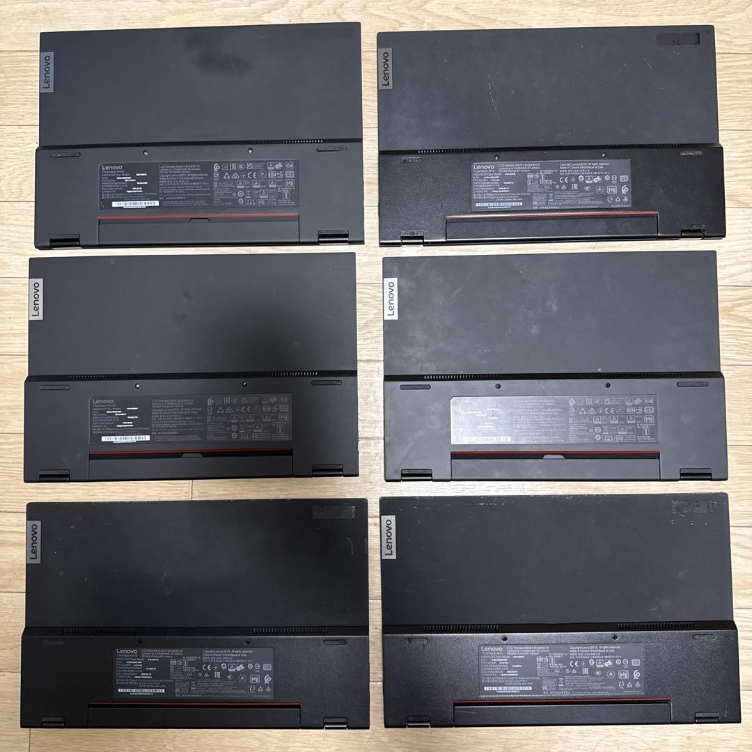 Lenovo Thinkvision M14d M14 6台セット　ジャンク