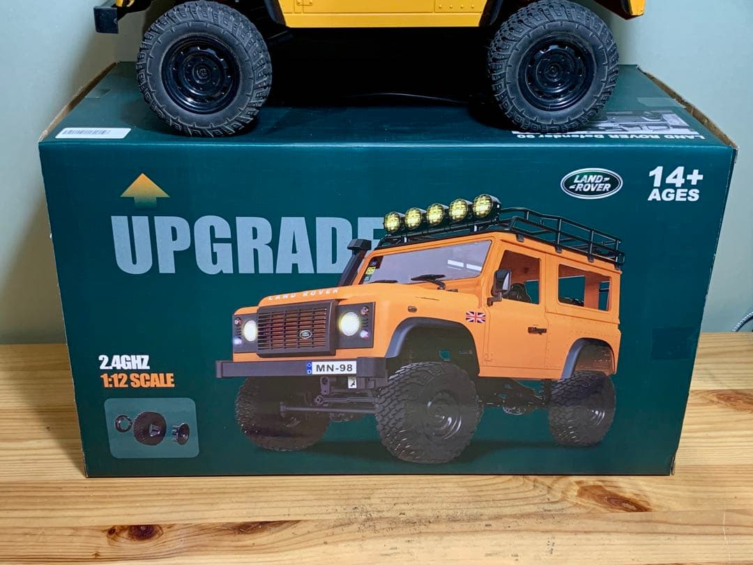 ペ*ル様 【技適】ディフェンダー90 1/12スケール RCカー イエロー