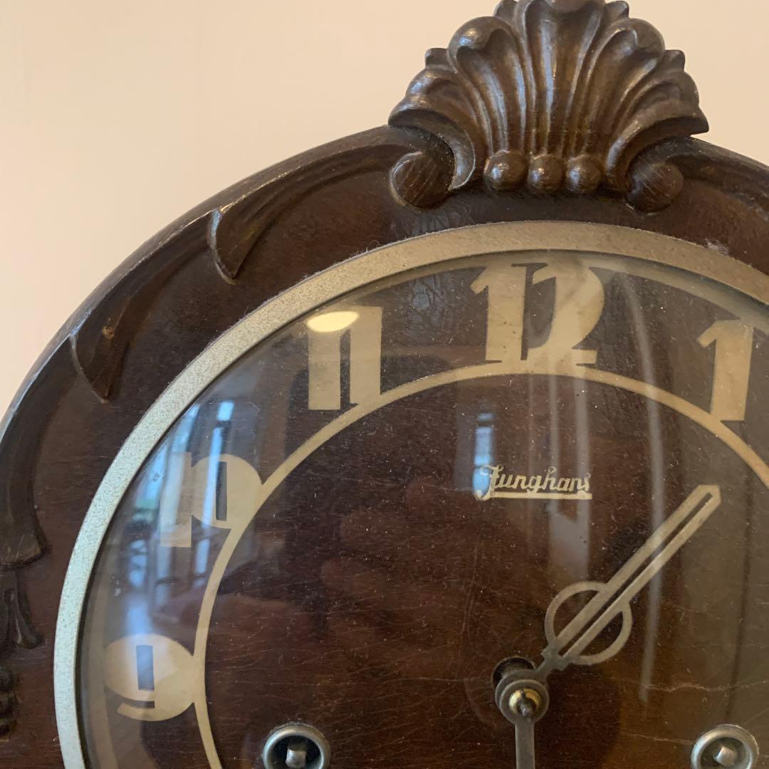 ホ*ウ様 アンティーク置き時計　ユンハンス