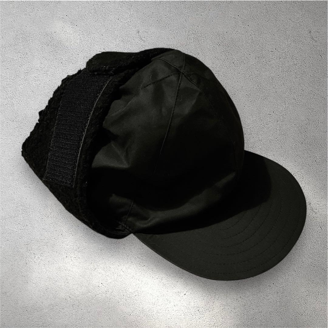 【LAD MUSICIAN】ウール イヤーフラップキャップ 黒