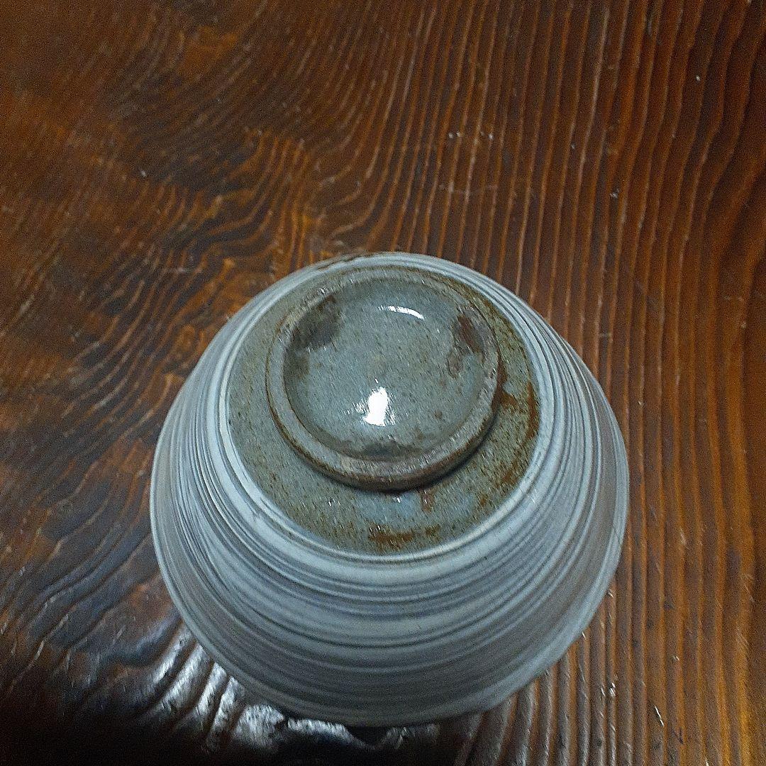 李朝鶏龍山刷毛目人参文茶碗