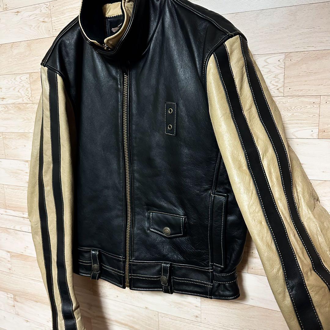 ✨HARLEY DAVIDSON ハーレー ライダース レザージャケットL✨