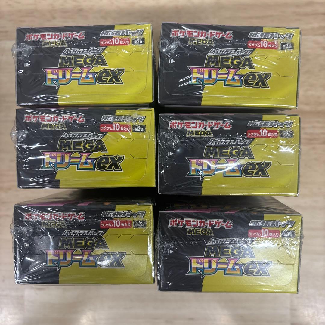 ポケモンカード MEGAドリームEX 6箱
