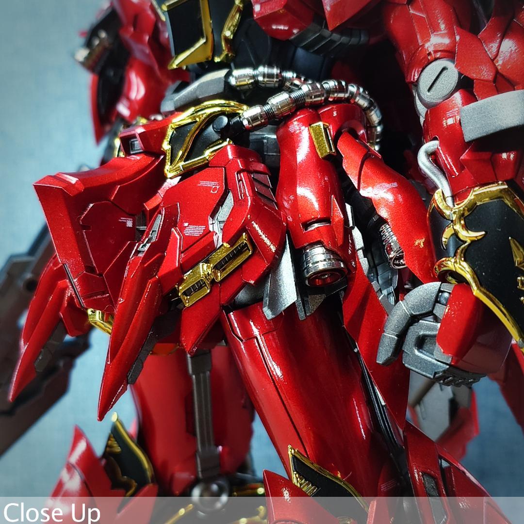 MG シナンジュ \"匠studioカスタム\" キャンディ塗装完成品