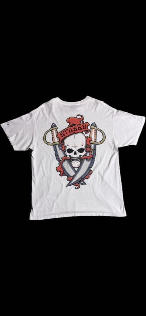 Stussy スカル グラフィック Tシャツ