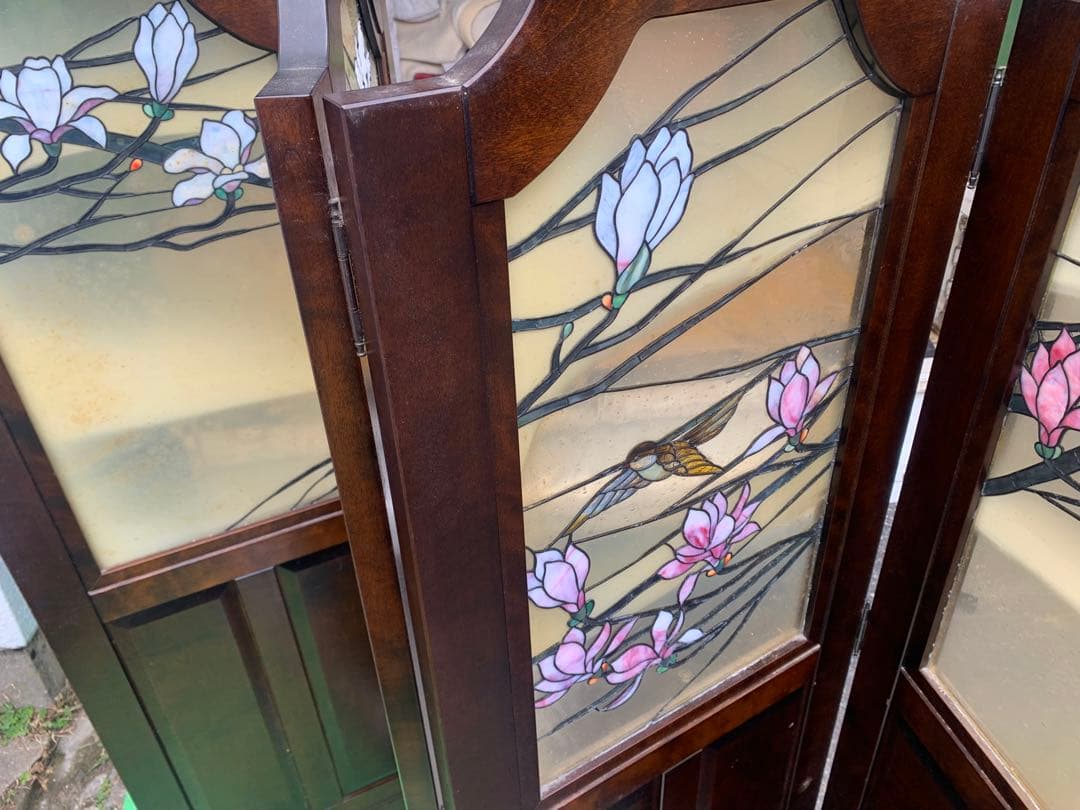 ステンドグラス　パーテーション　衝立
