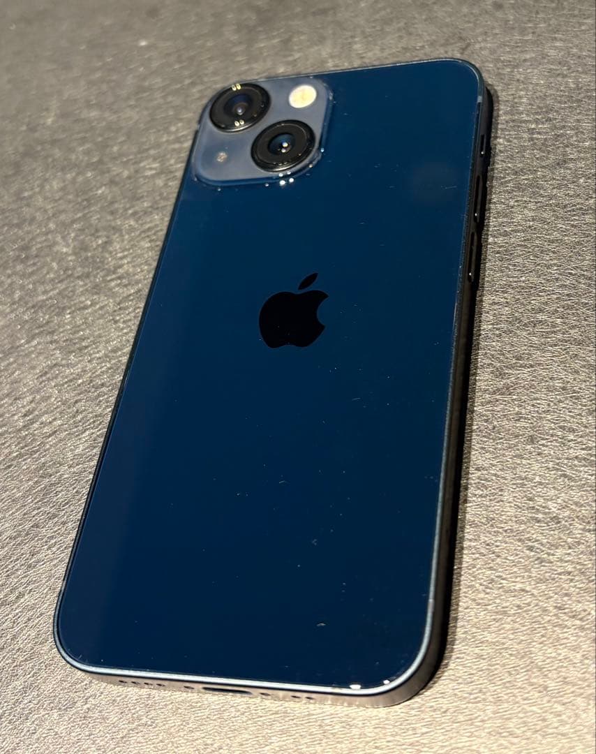 iPhone 13 mini 128GB ブルー SIMフリー 画面割れ無し