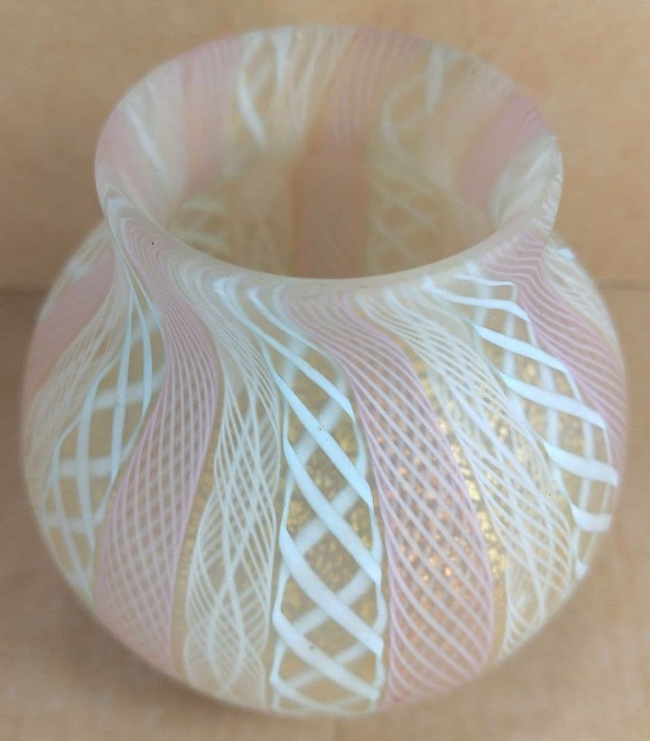 【本物保証】藤田喬平 手吹ヴェニス茶入 共箱 未使用完品 ガラス芸術