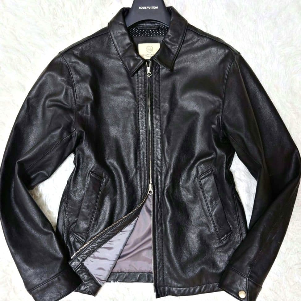 ✨美品✨Beauty&Youth レザージャケット XLサイズ ダブルジップ