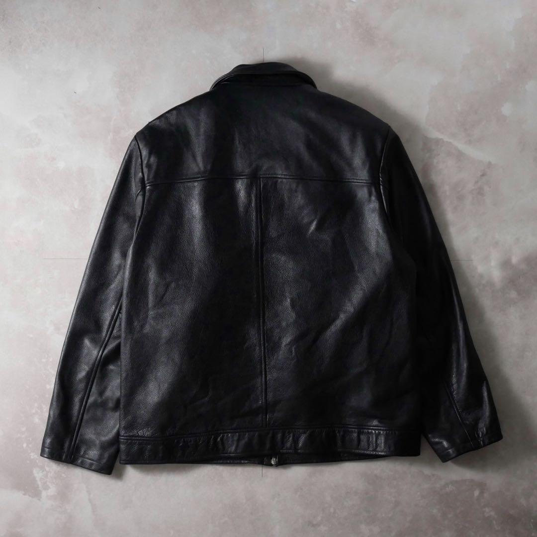 WILSONS LEATHER 90s シングル レザージャケット ブラック L