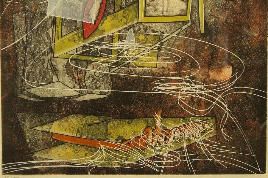 ロベルト マッタ 版画 エッチング 27/100 地獄の季節(LC997)