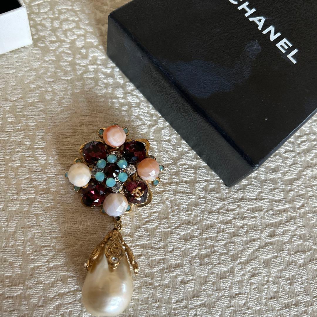 CHANEL フラワーブローチ 多色