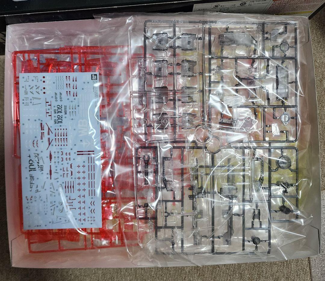 PG UNLEASHED 1/60 RX-78-2 ガンダム と　クリア外装