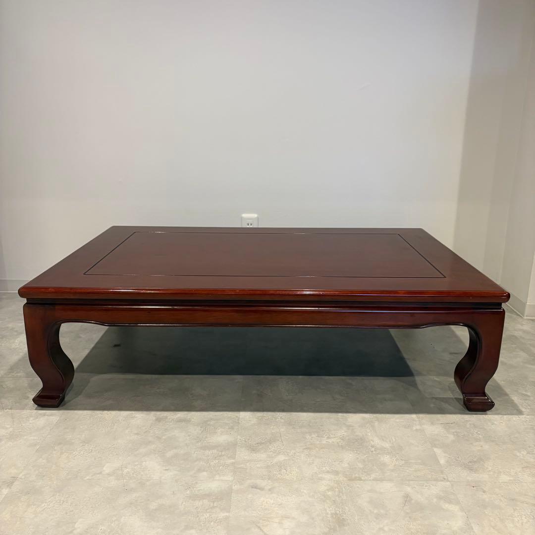 カリモク　ローテーブル　座卓　和室　木製　猫足