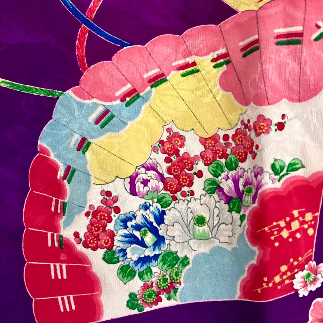 ★ねむです★女の子 子供着物 七五三 アンティーク着物 NO42