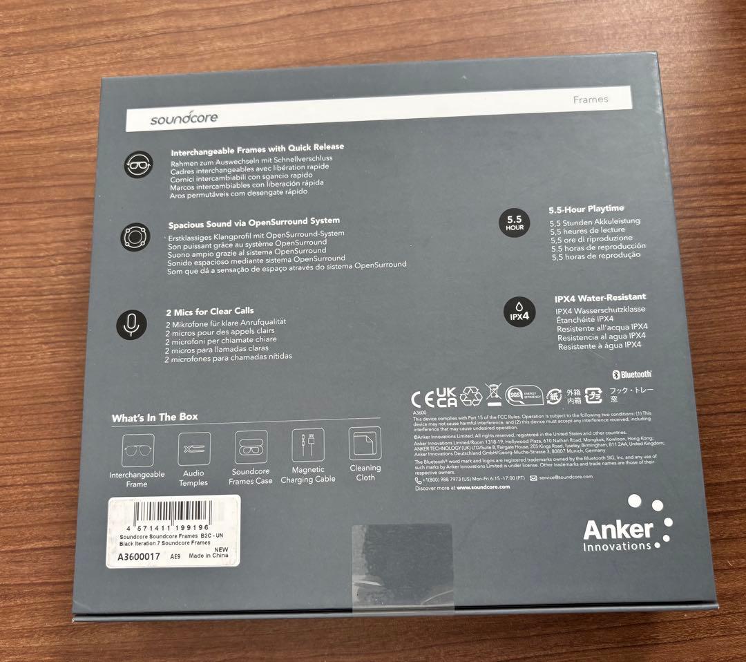 その他 Anker Soundcore Frames Cafe A3600017
