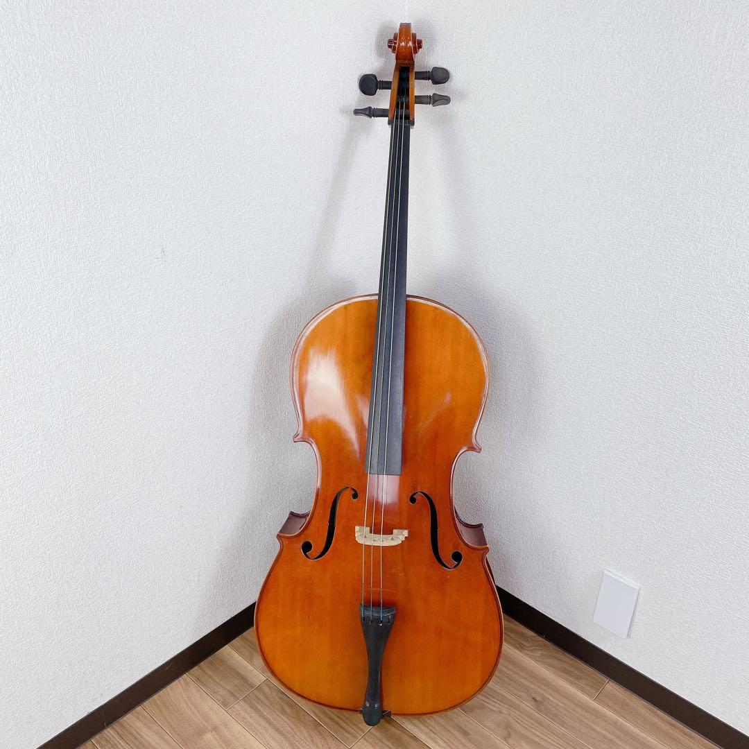 SUZUKI チェロ 4/4 No.72 1977 虎杢が綺麗