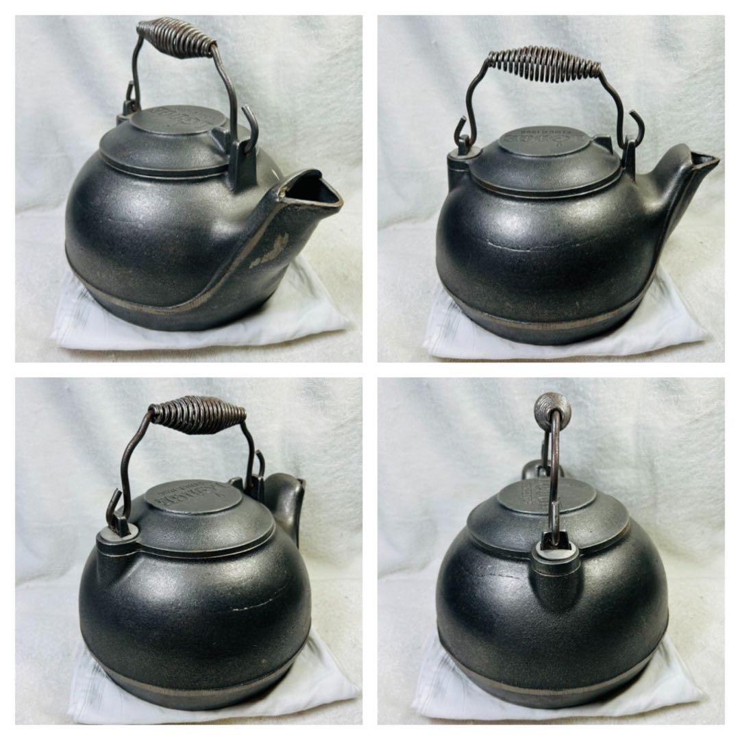 美品未使用　ビンテージ品Lodgeの2.4L 鋳鉄製ケトル