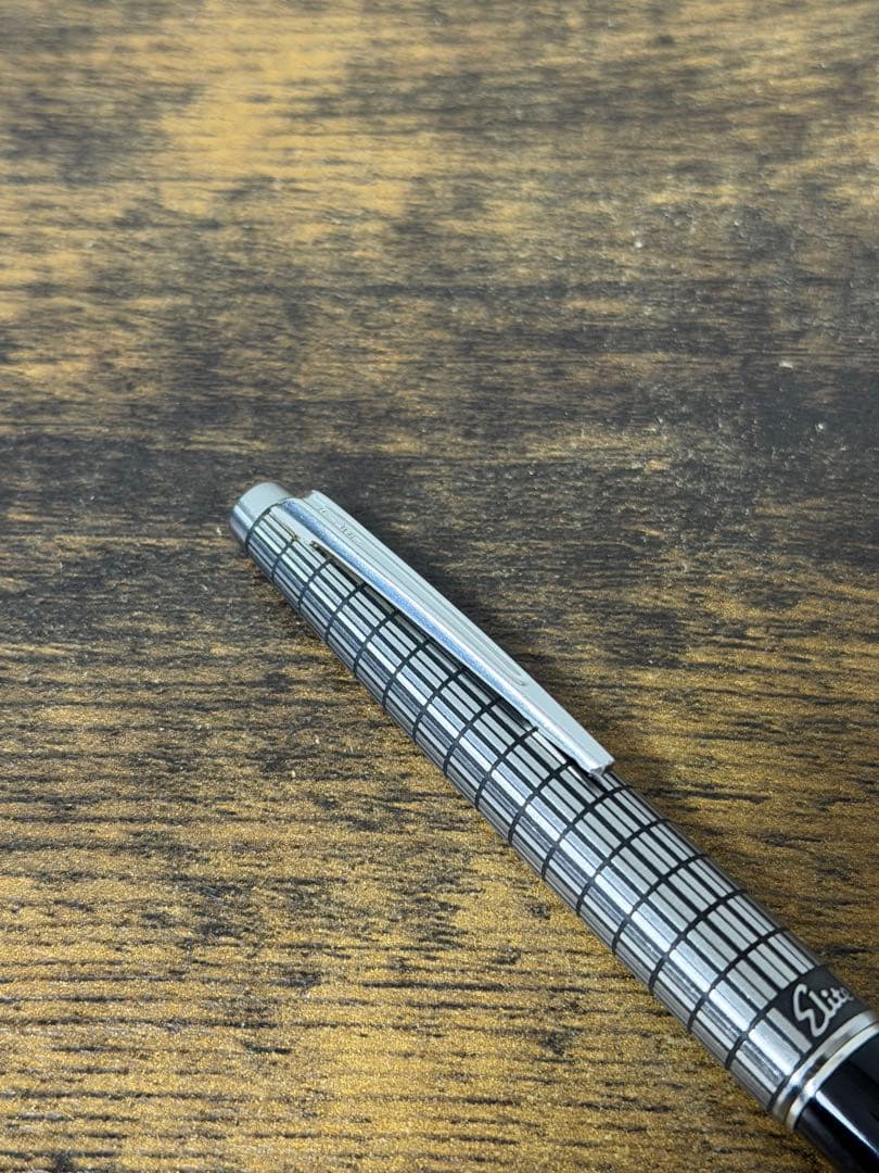 新品未使用　1976年製　蝕刻　エリート　18金　万年筆　パイロット　細字