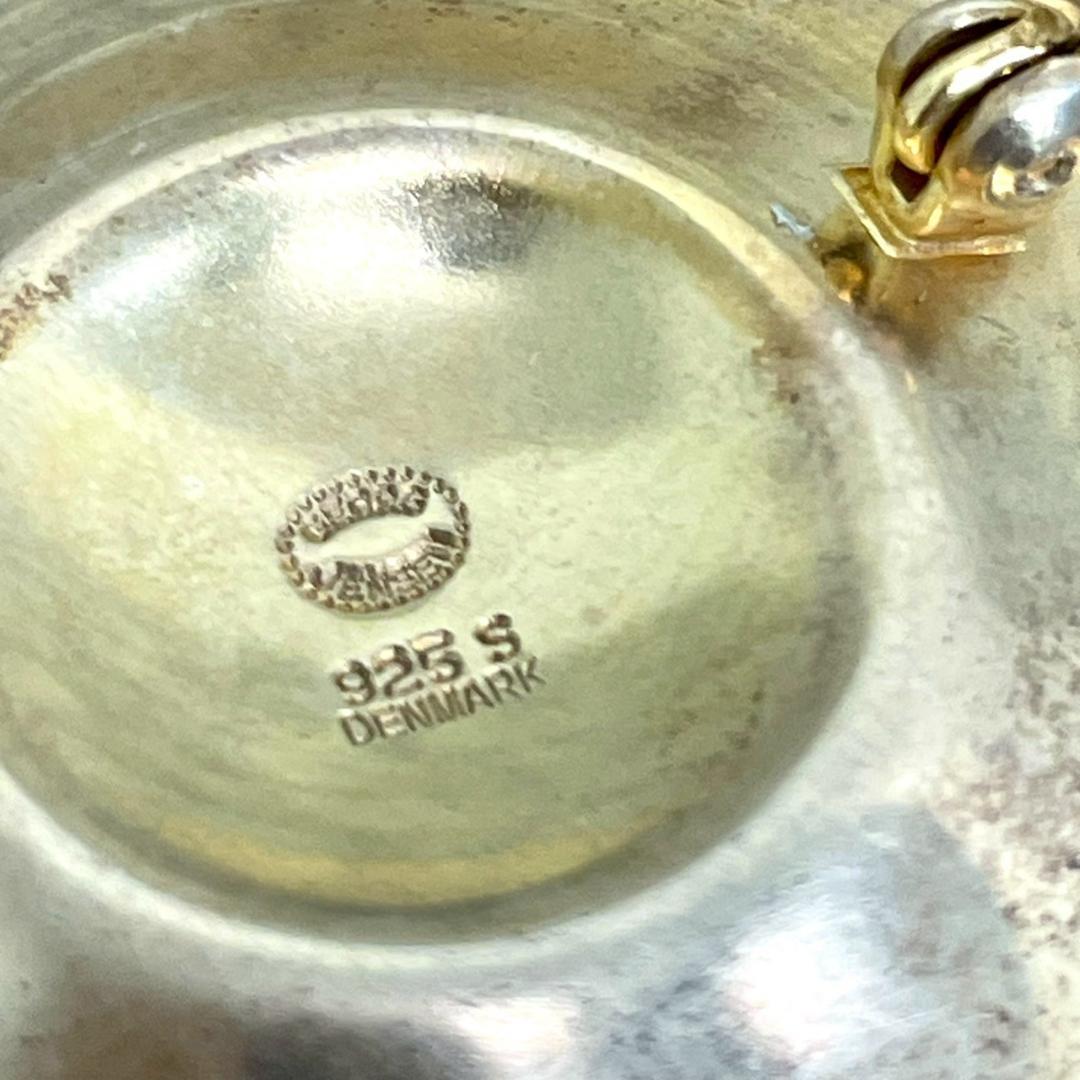 ジョージジェンセン　デイジー　ブローチ　フラワー　ホワイト