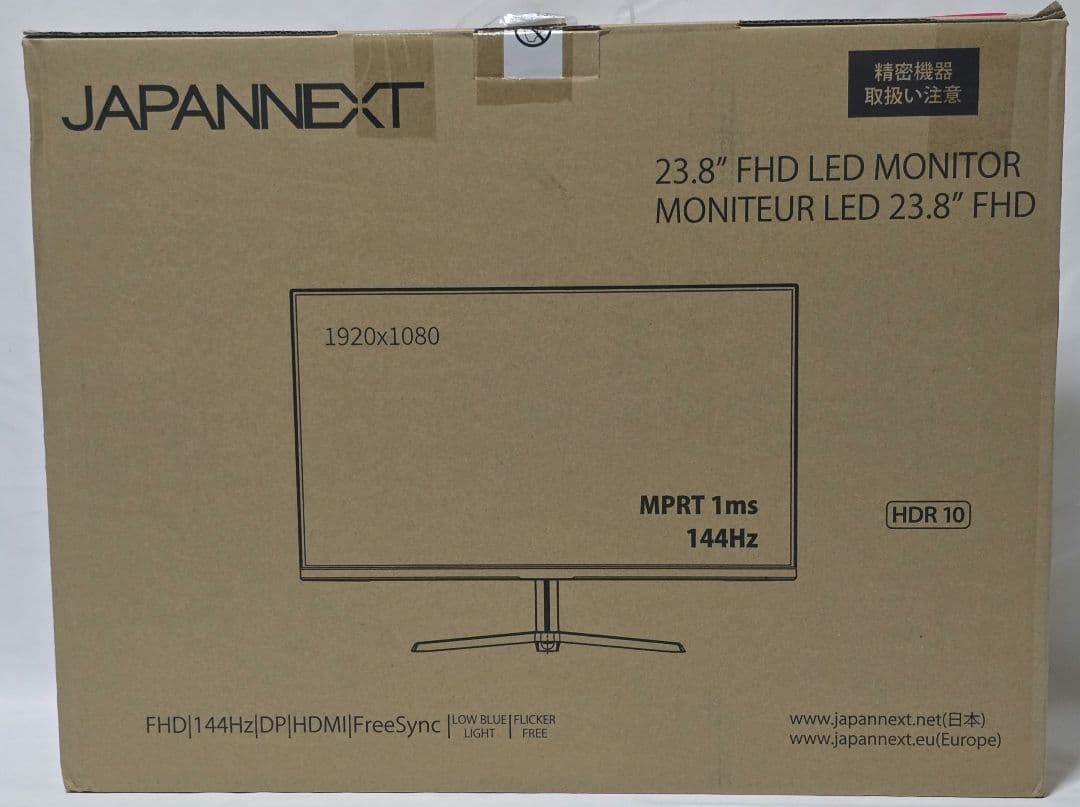 JAPANNEXT 144Hz 23.8インチ JN-238Gi144FHDR