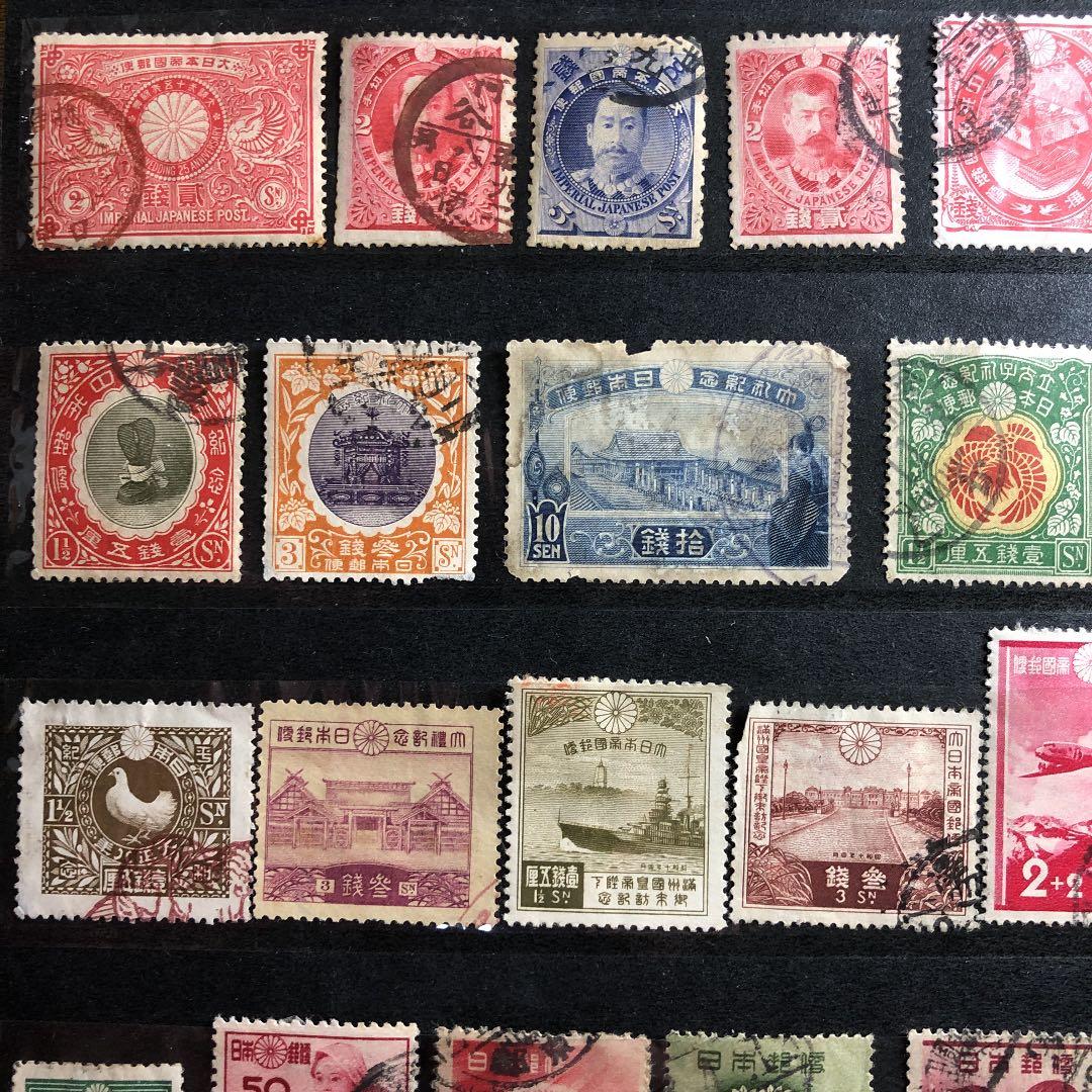 明治27年〜昭和26年の記念切手70種！使用済みで1枚数千円が多数！明治は6種