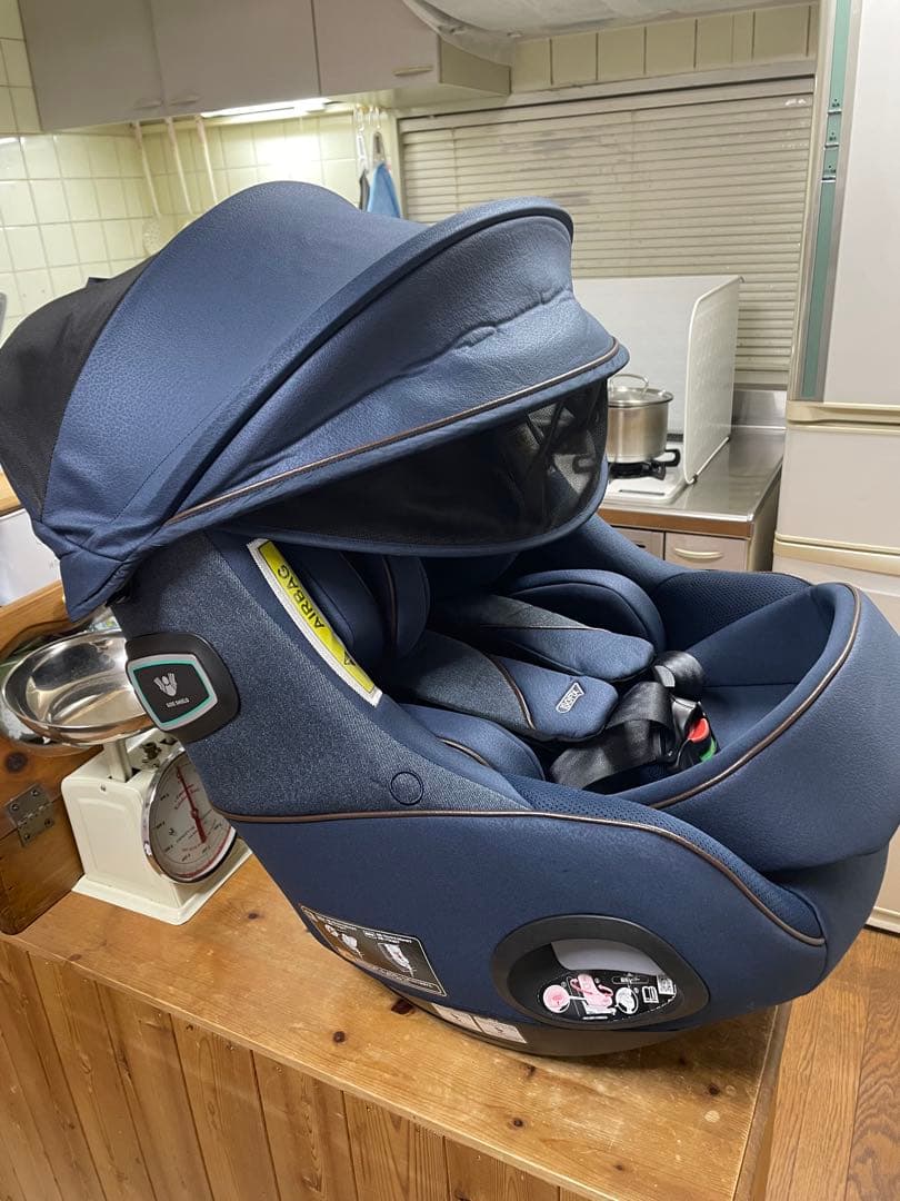 Aprica クルリラ ビッテエックス ネイビー&トラベルベースシステム