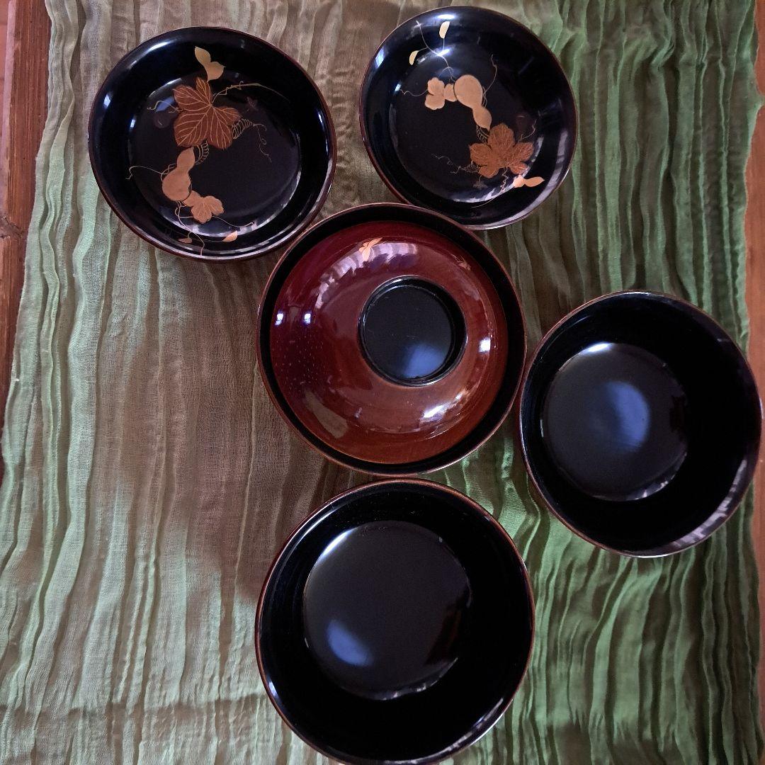 輪島塗のお椀3脚