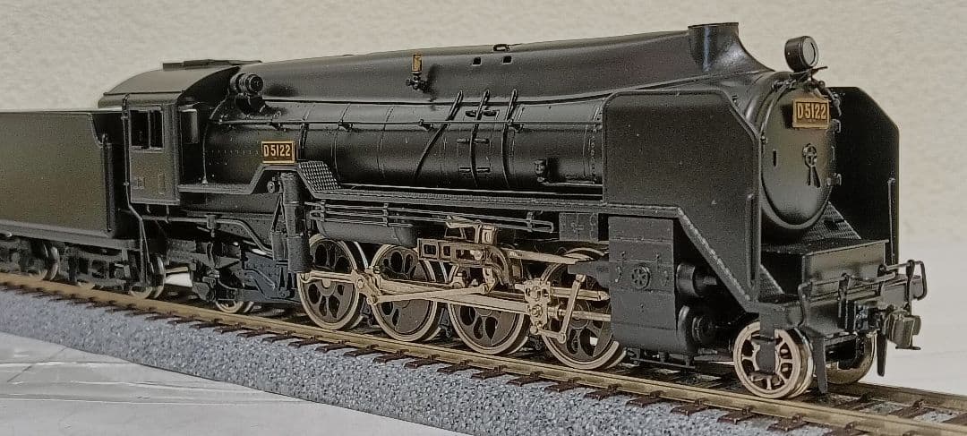 HOゲージ カツミ Ｄ51全流蒸気機関車、カンモーター、メンテナンス済