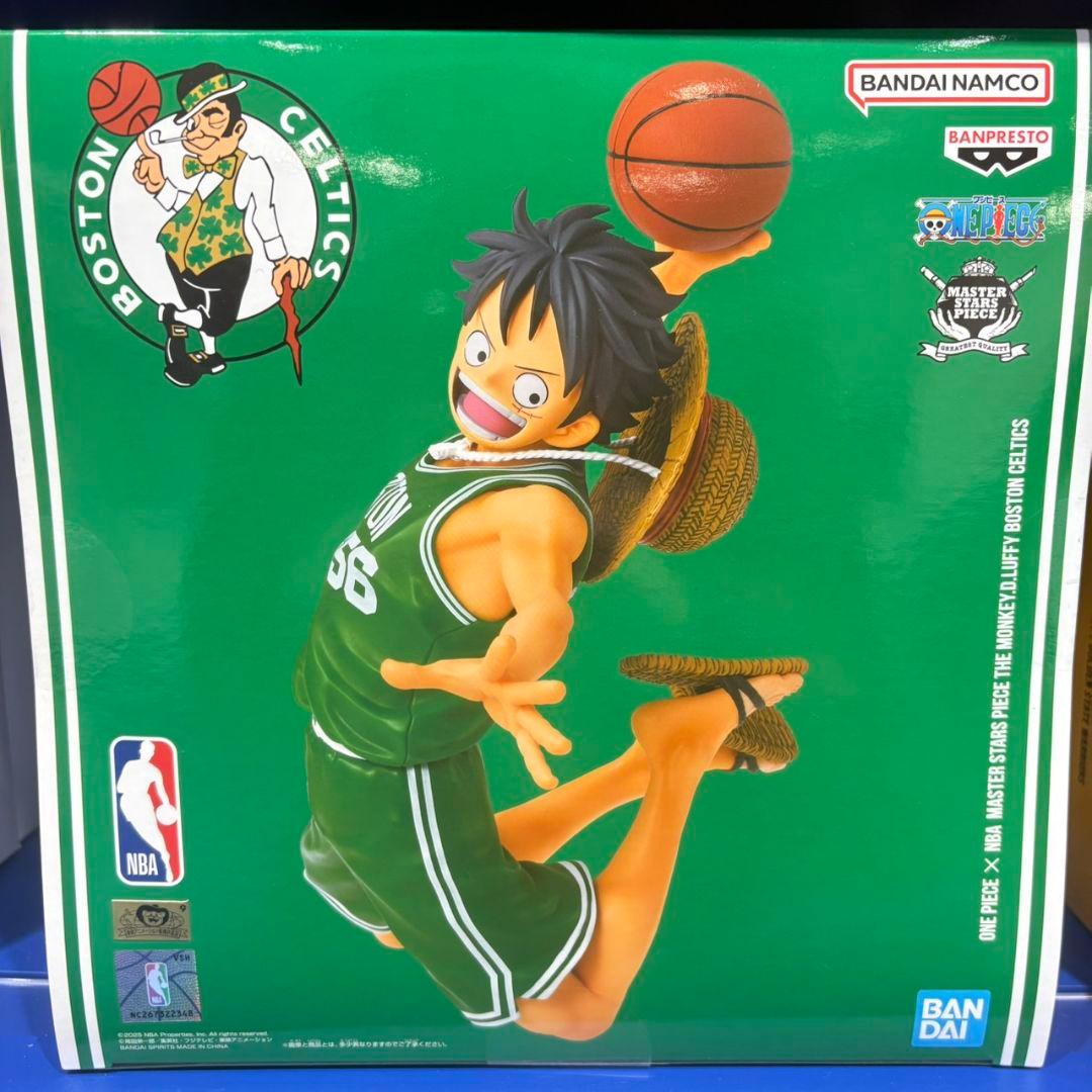 ワンピースベースショップ　NBA セルティックス　ルフィ　フィギュア